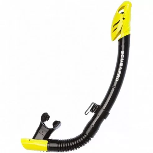 Scubapro's Snorkel SPECTRA DRY BLACK Yellow
