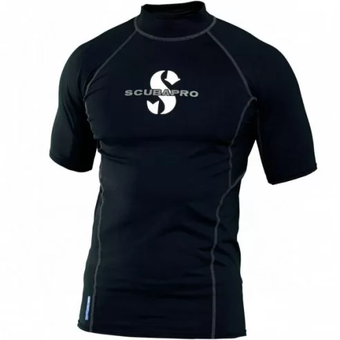 Scubapro's Short sleeve shirt BLACK T FLEX Men UPF80